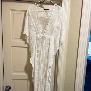 Forever 21 Sheer with Lace Cover Up